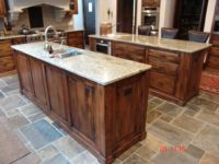 Custom kitchen cabinets by AppWood featuring 1 inch thick inset doors