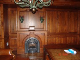 Raised Panel library walls by AppWood