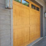 Rutherford stables solid wood garage doors in alder by AppWood